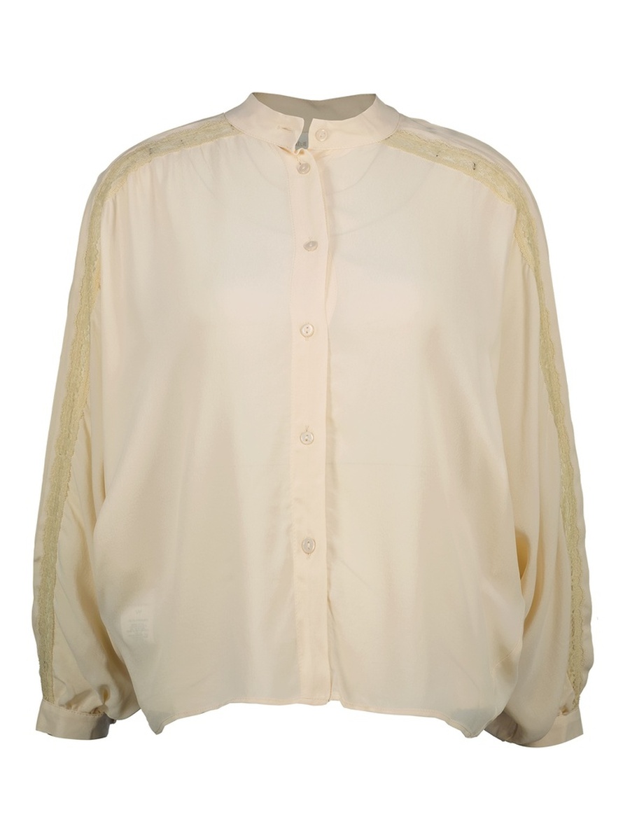 Bloes van het merk Amelie&amelie in het Beige Bloes van het merk Amelie&amelie in het Beige