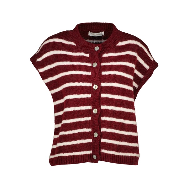 Gilet van het merk Amelie&amelie in het Bordeaux Gilet van het merk Amelie&amelie in het Bordeaux