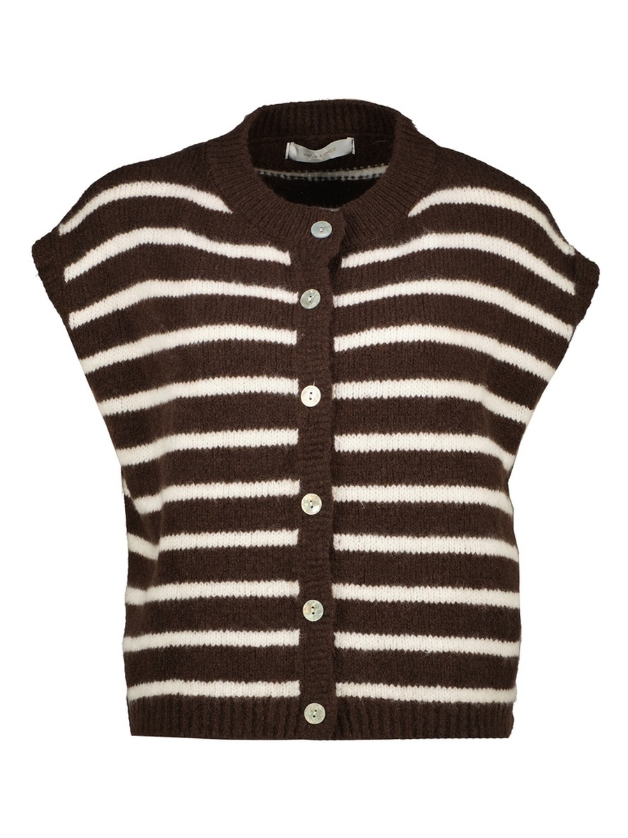 Gilet van het merk Amelie&amelie in het Bruin
