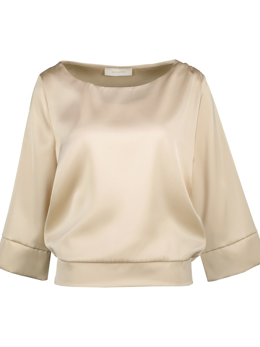 T-shirt van het merk Amelie&amelie in het Beige T-shirt van het merk Amelie&amelie in het Beige