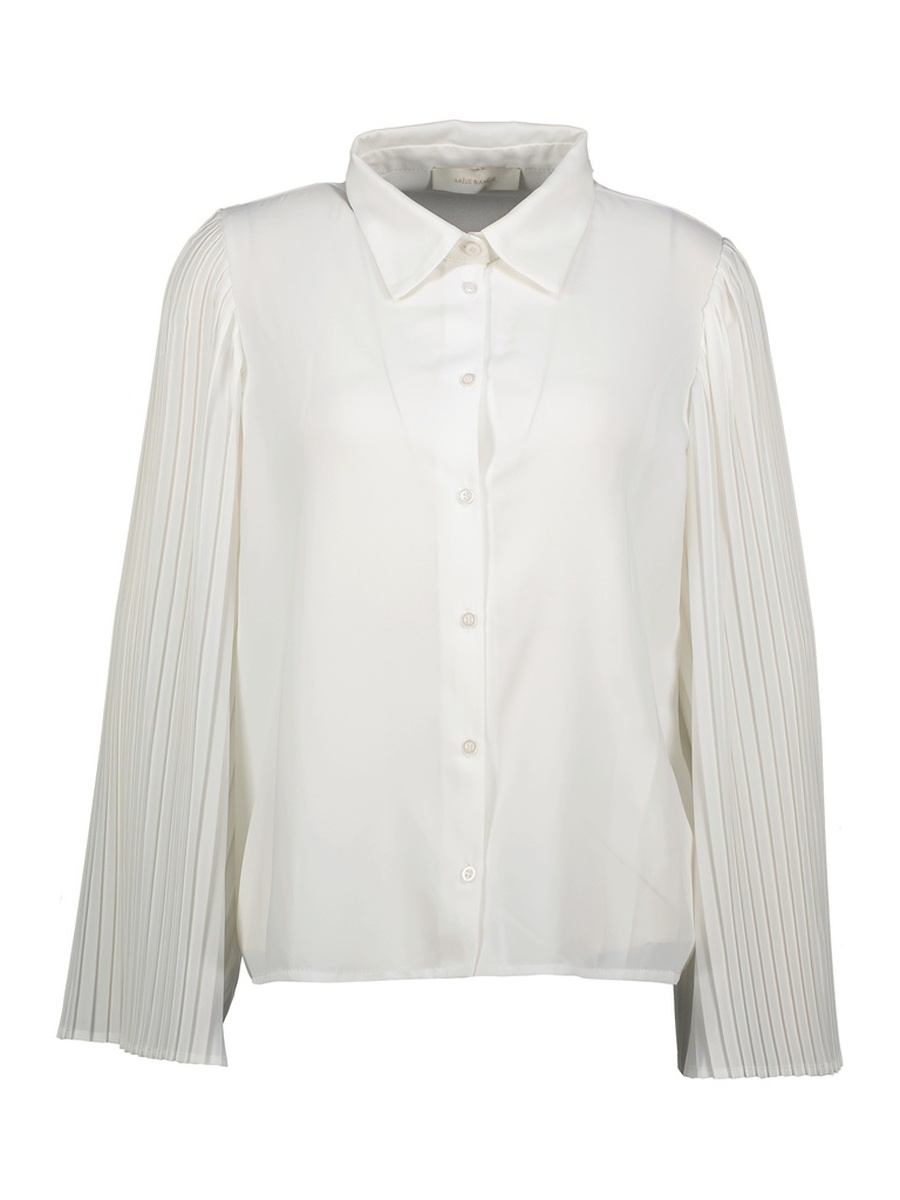 Bloes van het merk Amelie&amelie in het Beige Bloes van het merk Amelie&amelie in het Beige