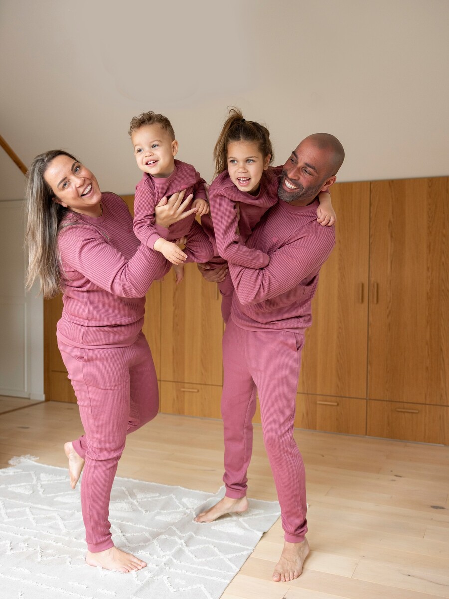 Pyjama van het merk Feetje in het Bordeaux