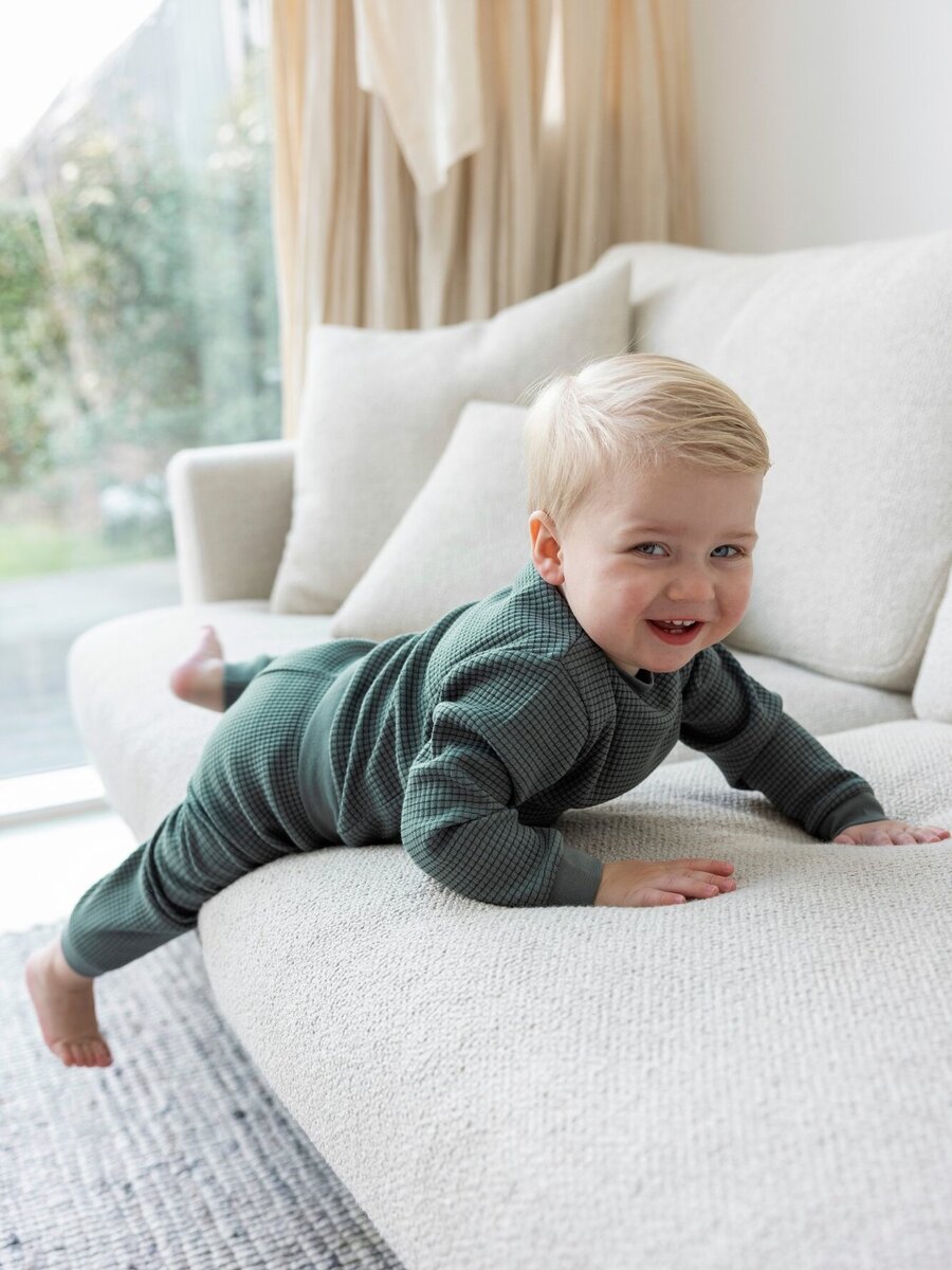 Pyjama van het merk Feetje in het Groen