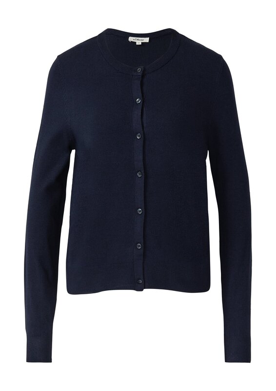 Cardigan van het merk S.oliver Casual in het Marine Cardigan van het merk S.oliver Casual in het Marine