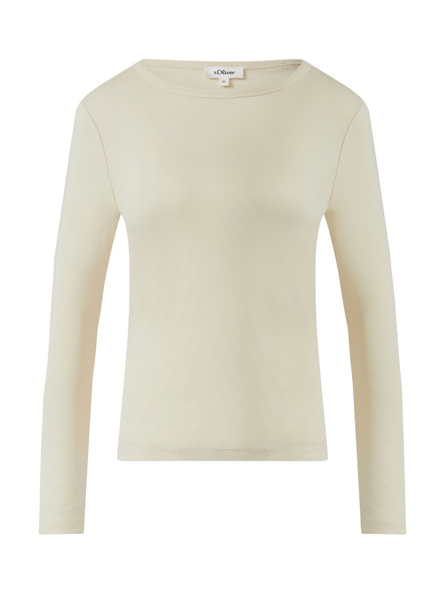 T-shirt van het merk S.oliver Casual in het Beige T-shirt van het merk S.oliver Casual in het Beige
