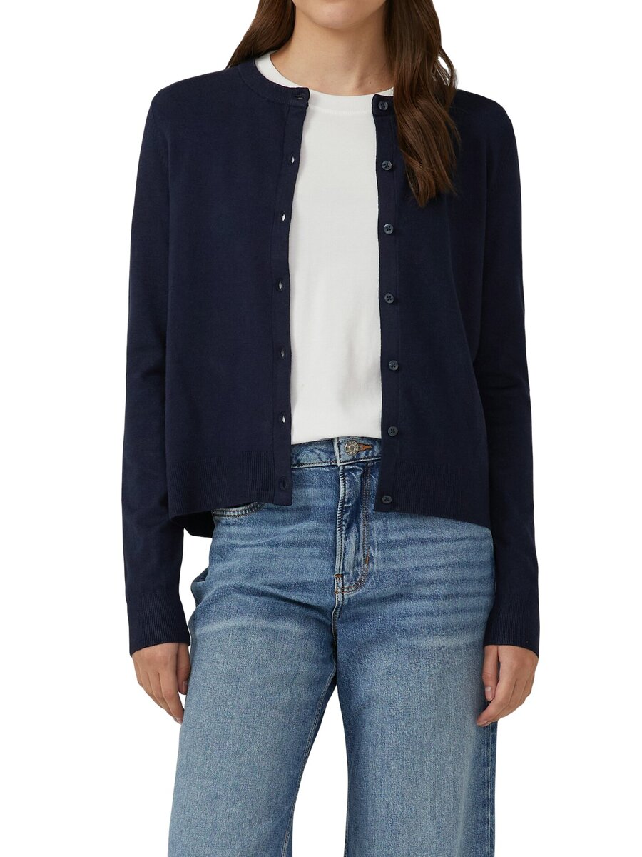 Cardigan van het merk S.oliver Casual in het Marine