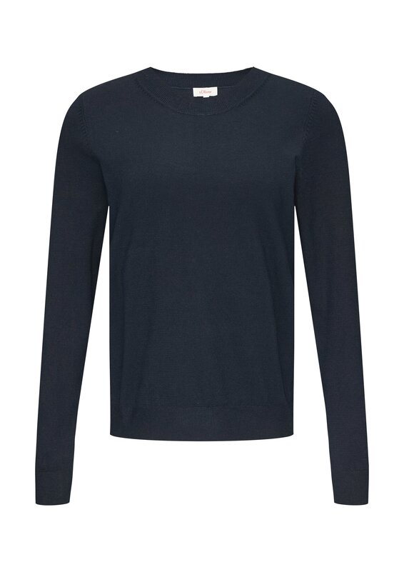 Pull van het merk S.oliver Casual in het Marine Pull van het merk S.oliver Casual in het Marine