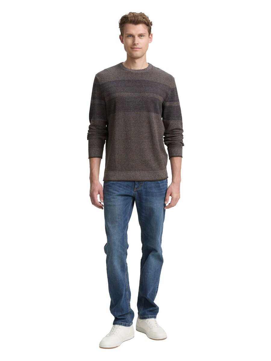 Pull van het merk Tom Tailor in het Bruin