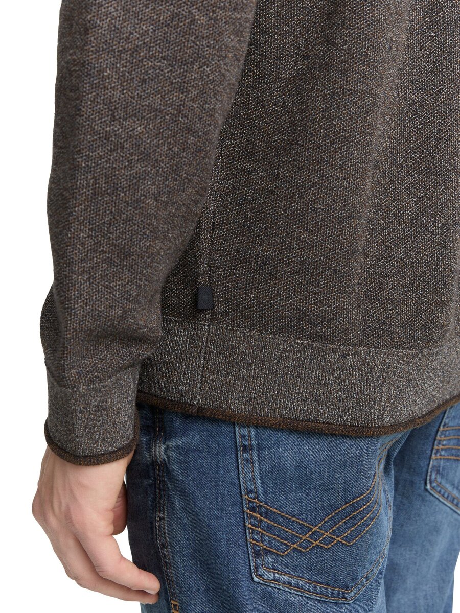 Pull van het merk Tom Tailor in het Bruin