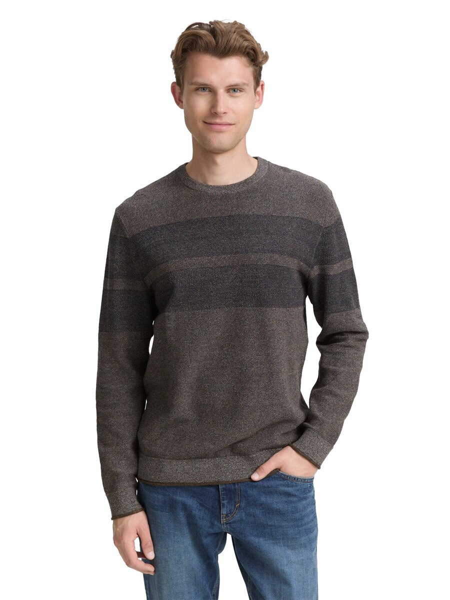 Pull van het merk Tom Tailor in het Bruin