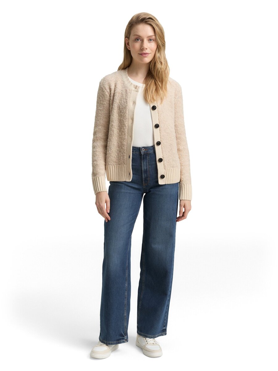 Cardigan van het merk Tom Tailor in het Beige