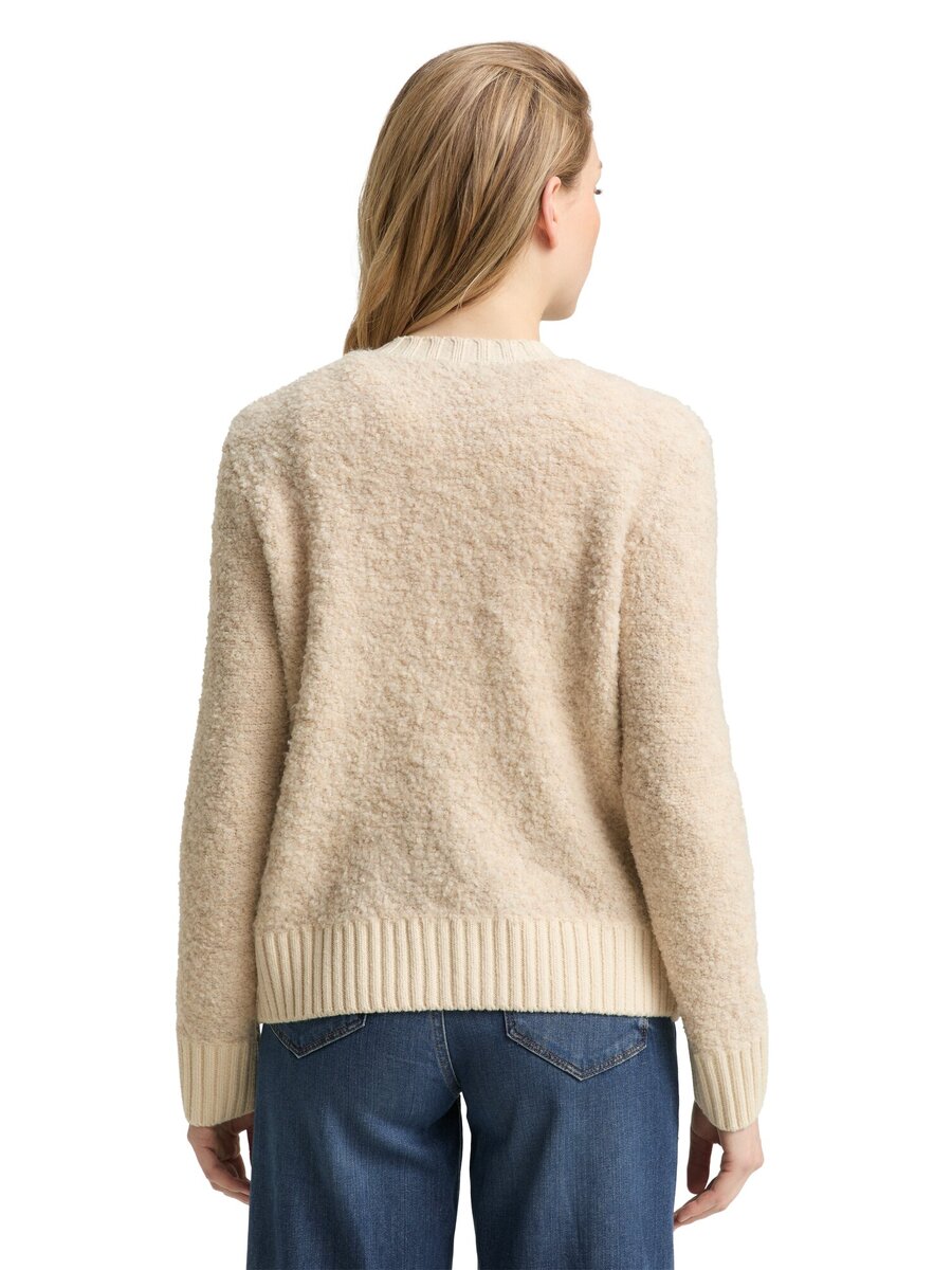 Cardigan van het merk Tom Tailor in het Beige