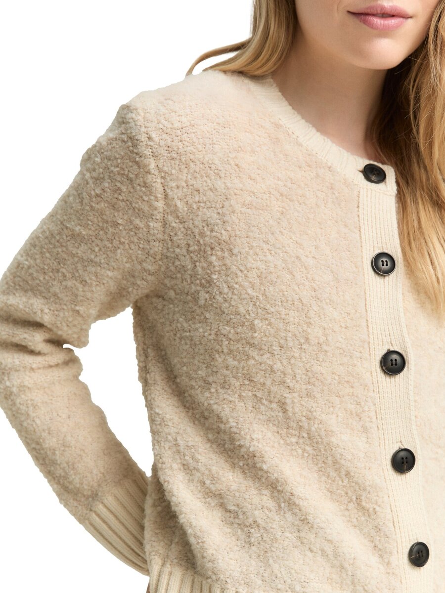 Cardigan van het merk Tom Tailor in het Beige