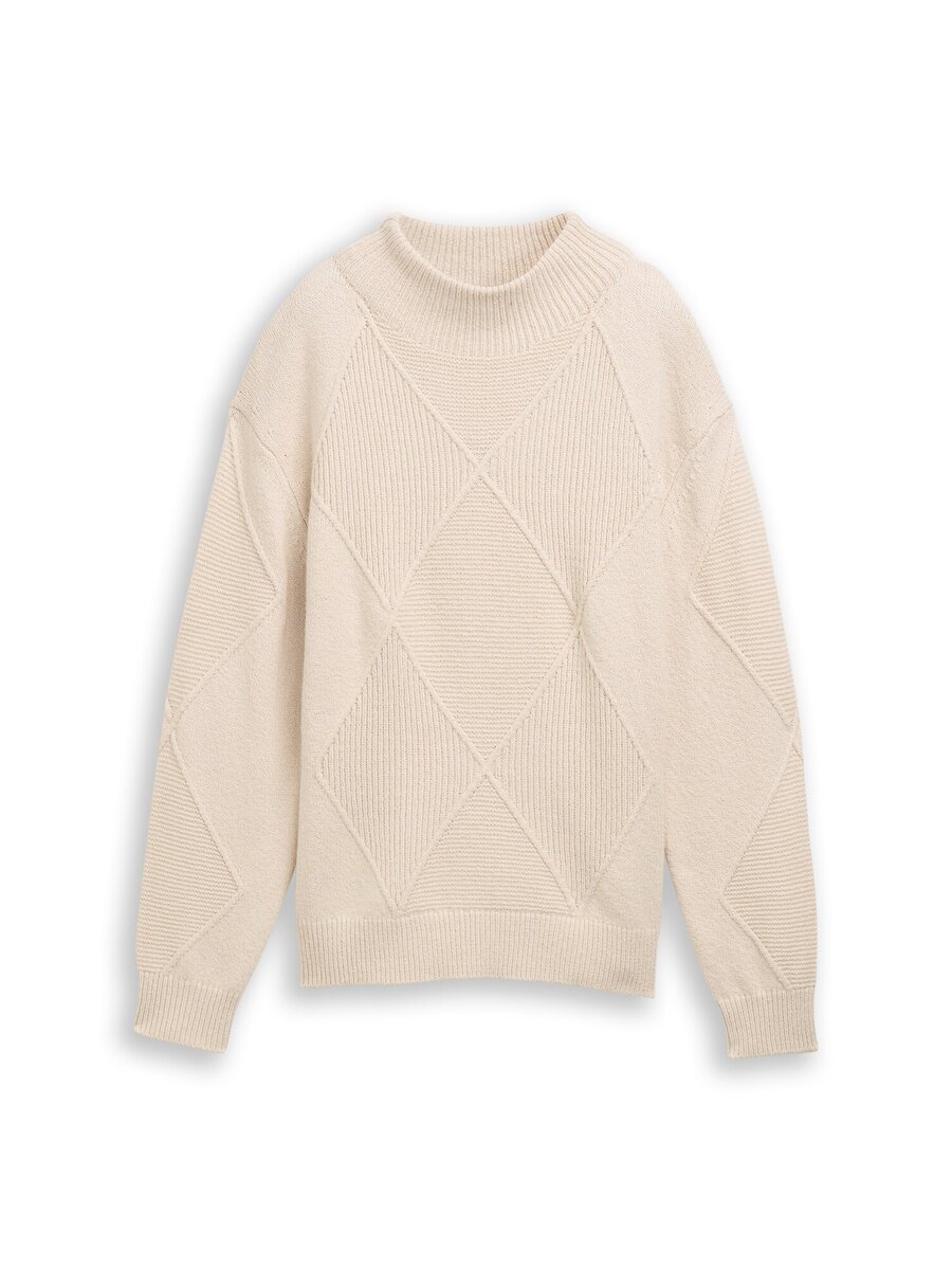 Pull van het merk Tom Tailor in het Beige Pull van het merk Tom Tailor in het Beige
