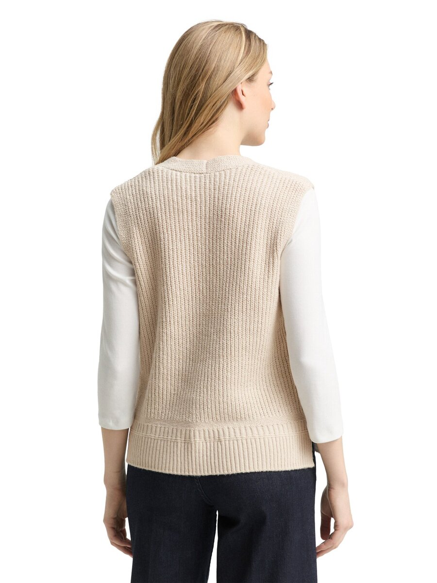 Pull van het merk Tom Tailor in het Beige
