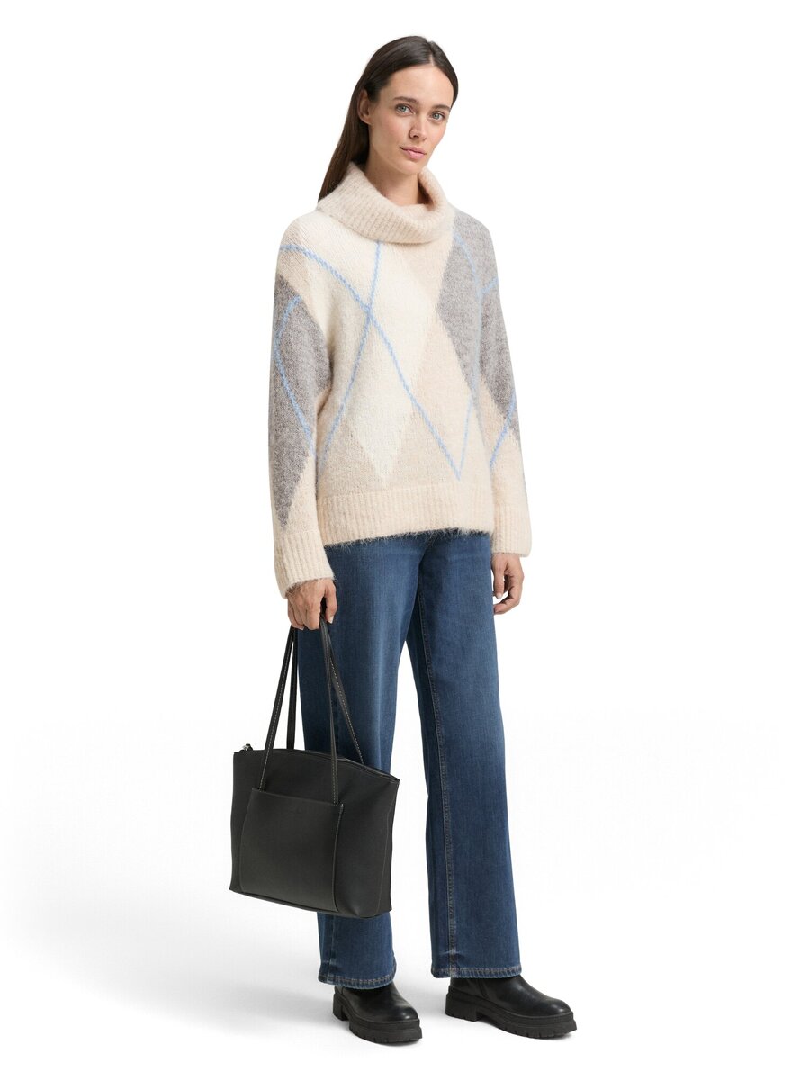 Pull van het merk Tom Tailor in het Beige