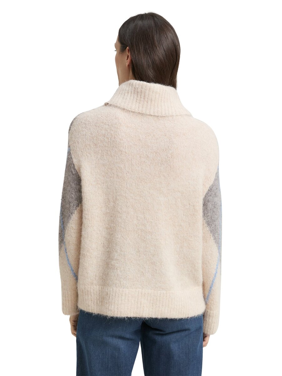 Pull van het merk Tom Tailor in het Beige
