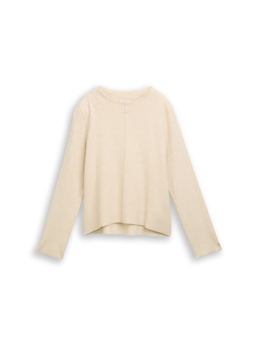Pull van het merk Tom Tailor in het Beige Pull van het merk Tom Tailor in het Beige