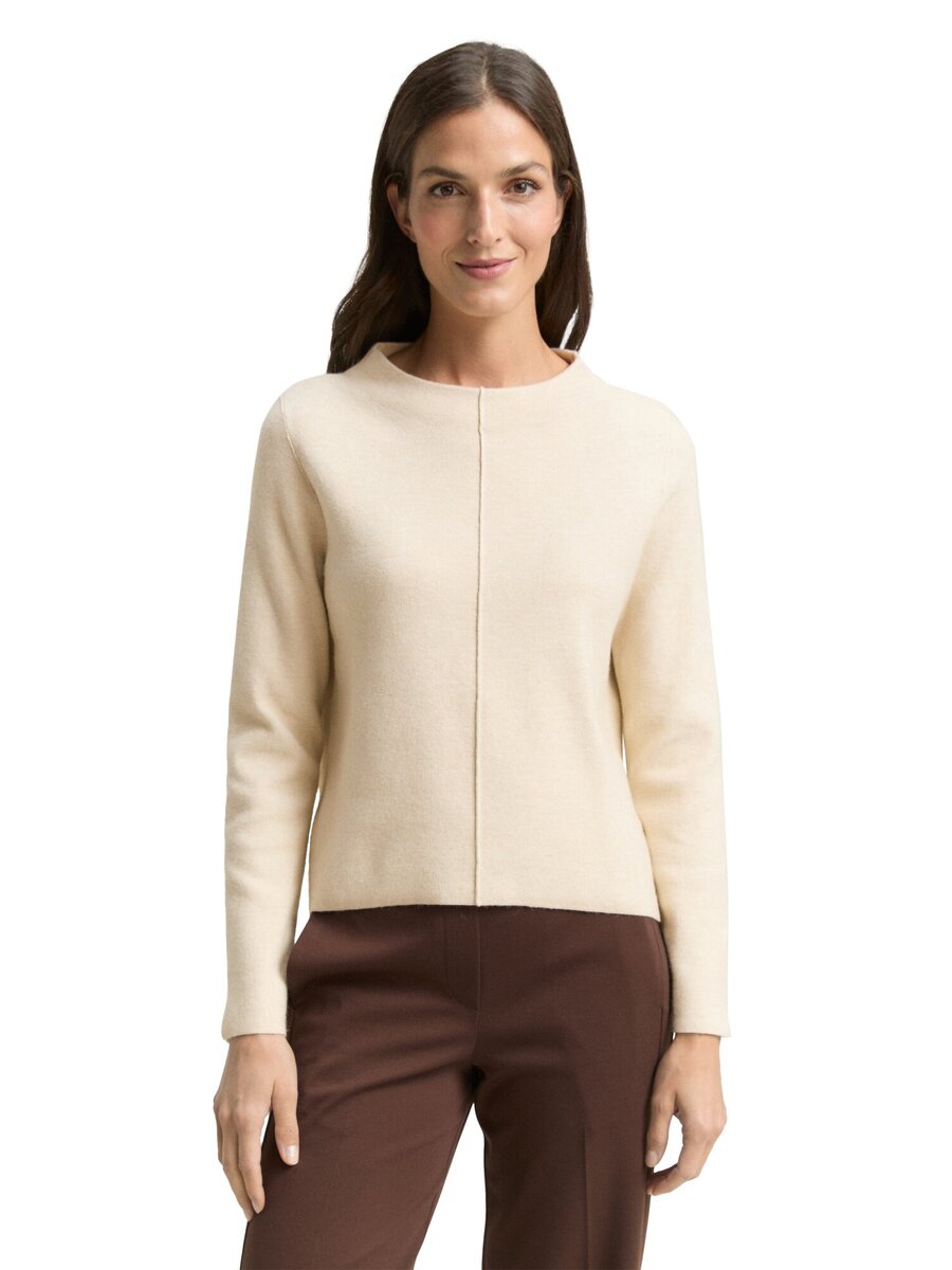 Pull van het merk Tom Tailor in het Beige