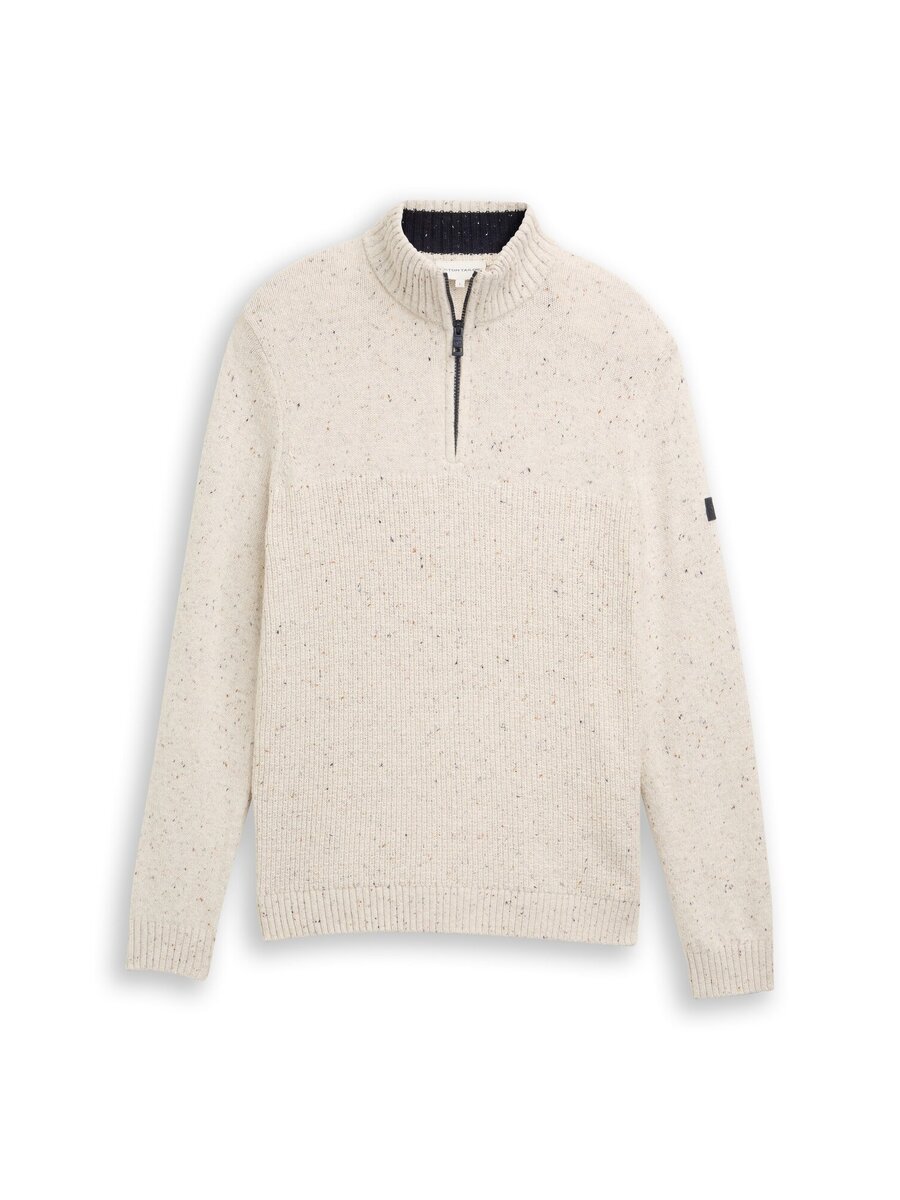 Pull van het merk Tom Tailor in het Ecru