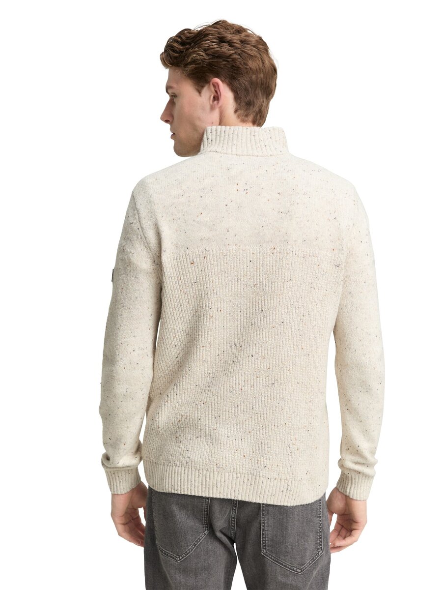 Pull van het merk Tom Tailor in het Ecru