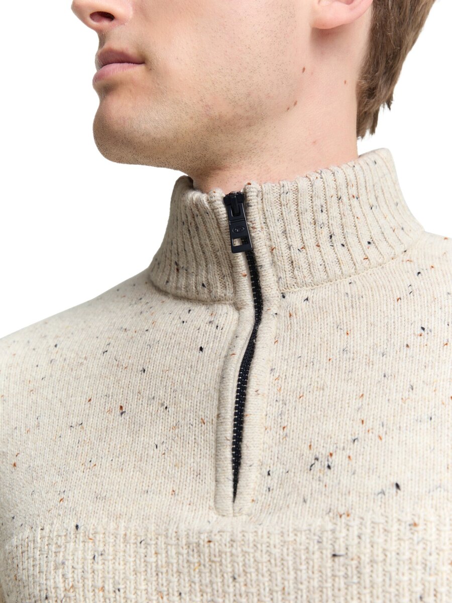 Pull van het merk Tom Tailor in het Ecru