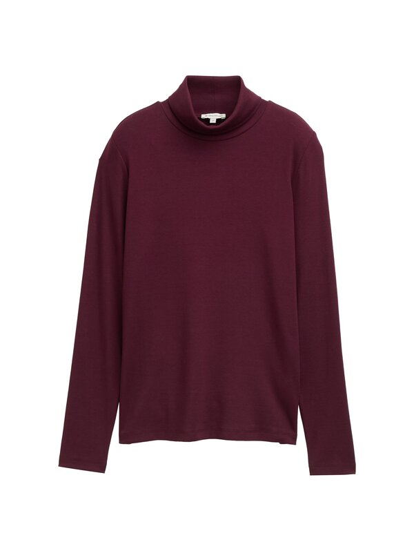 T-shirt van het merk Tom Tailor in het Bordeaux T-shirt van het merk Tom Tailor in het Bordeaux