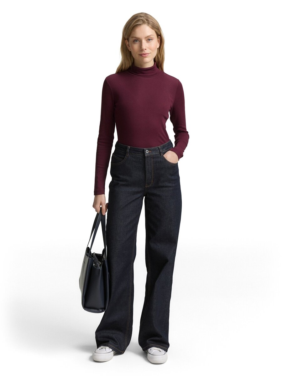 T-shirt van het merk Tom Tailor in het Bordeaux