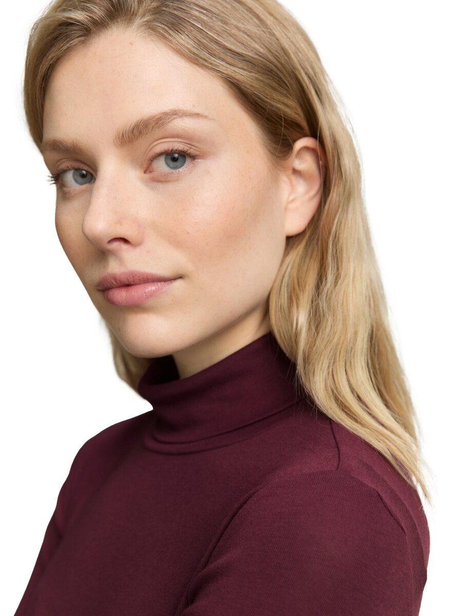 T-shirt van het merk Tom Tailor in het Bordeaux