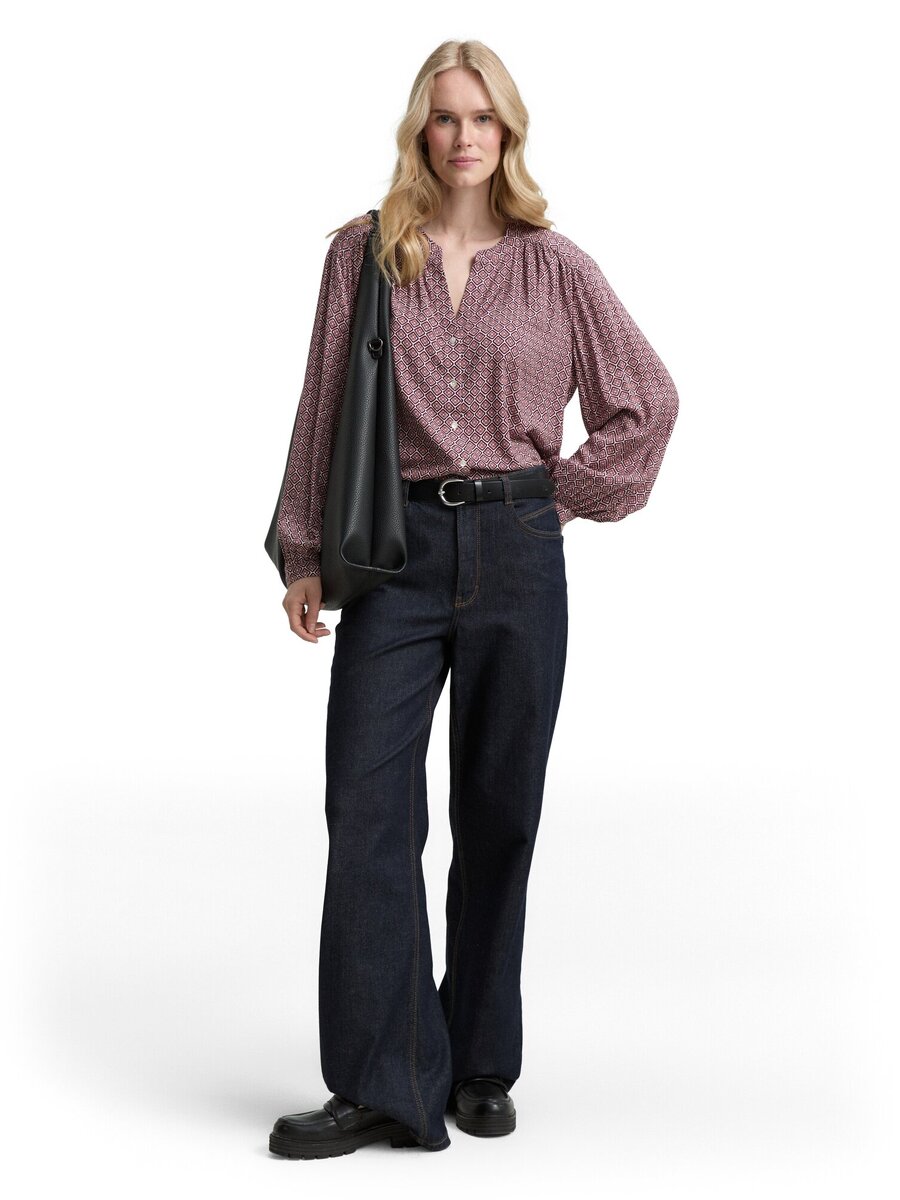 Bloes van het merk Tom Tailor in het Rood