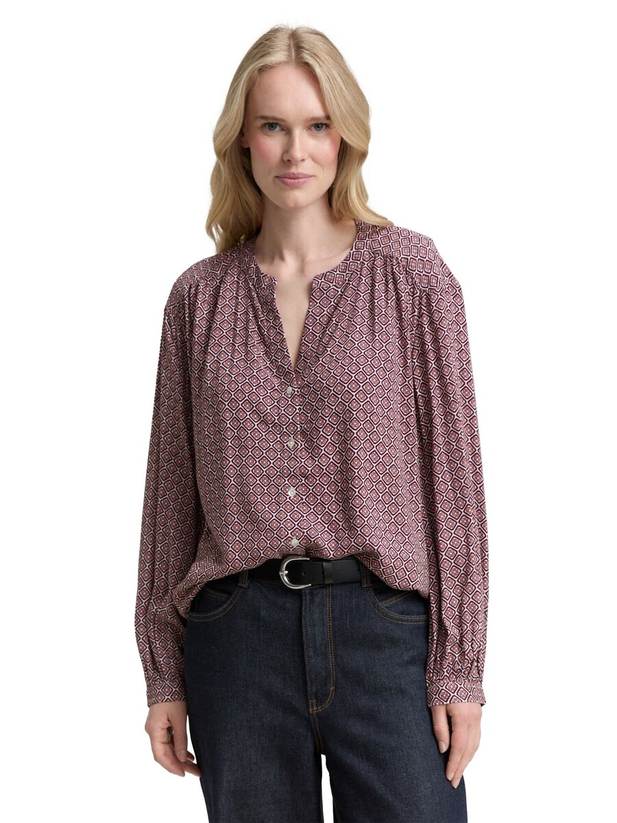 Bloes van het merk Tom Tailor in het Rood