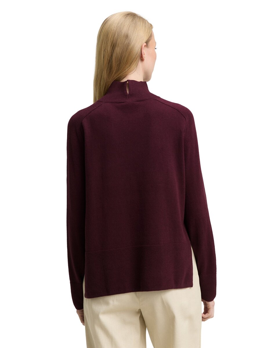 Pull van het merk Tom Tailor in het Bordeaux