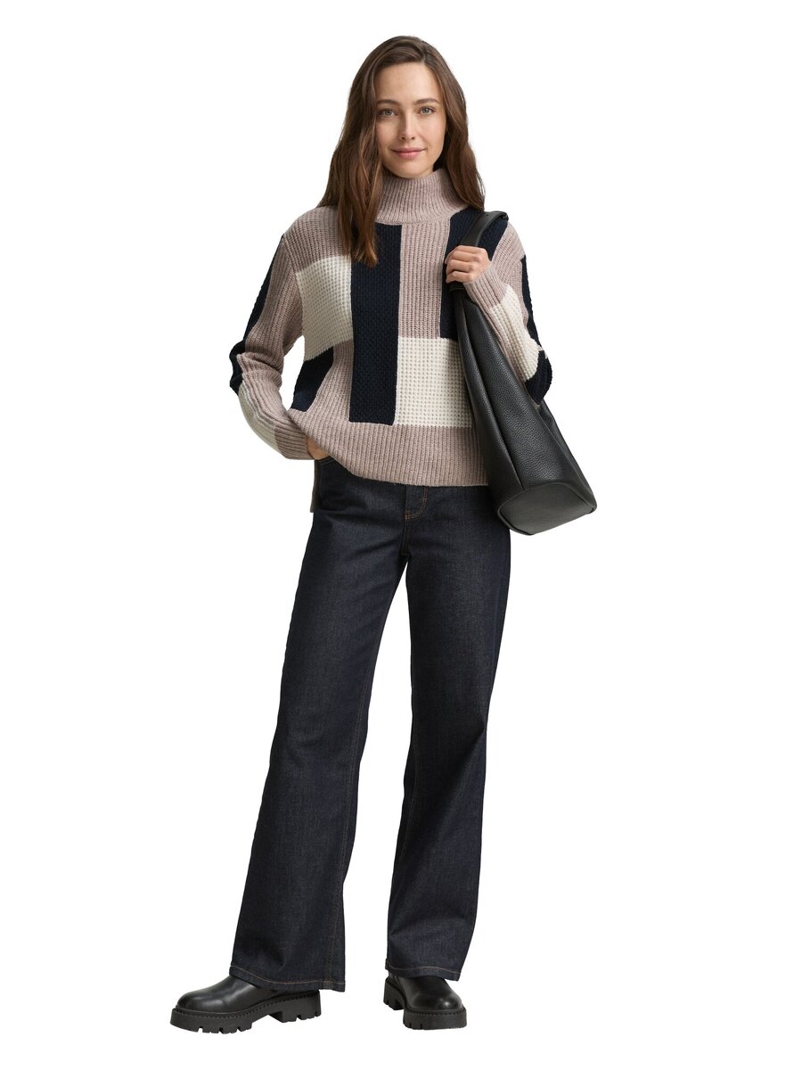 Pull van het merk Tom Tailor in het Beige
