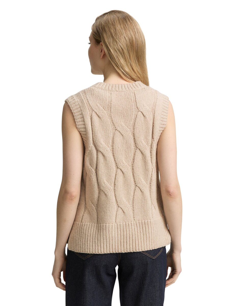 Pull van het merk Tom Tailor in het Beige