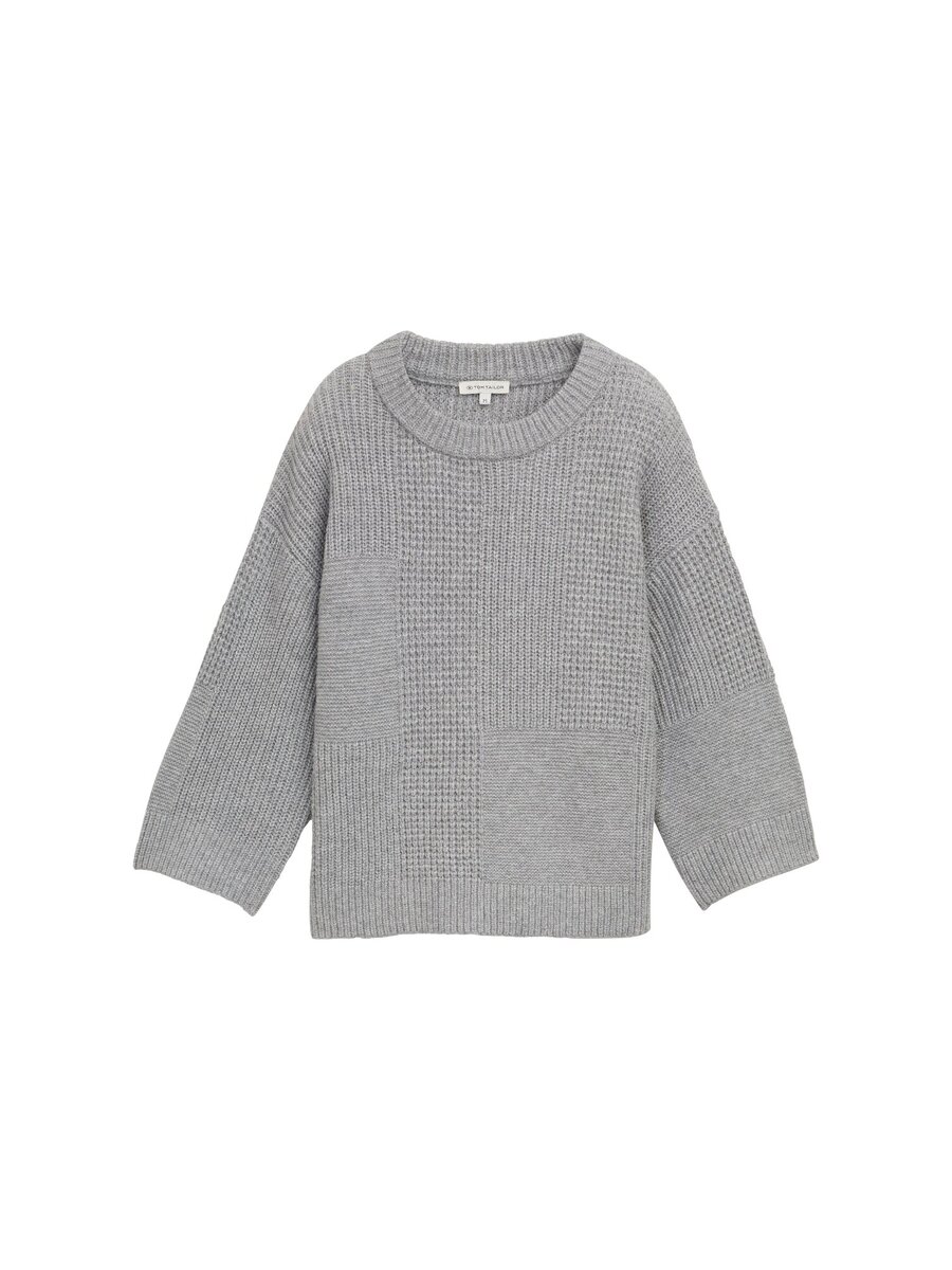 Pull van het merk Tom Tailor in het Grijs Pull van het merk Tom Tailor in het Grijs