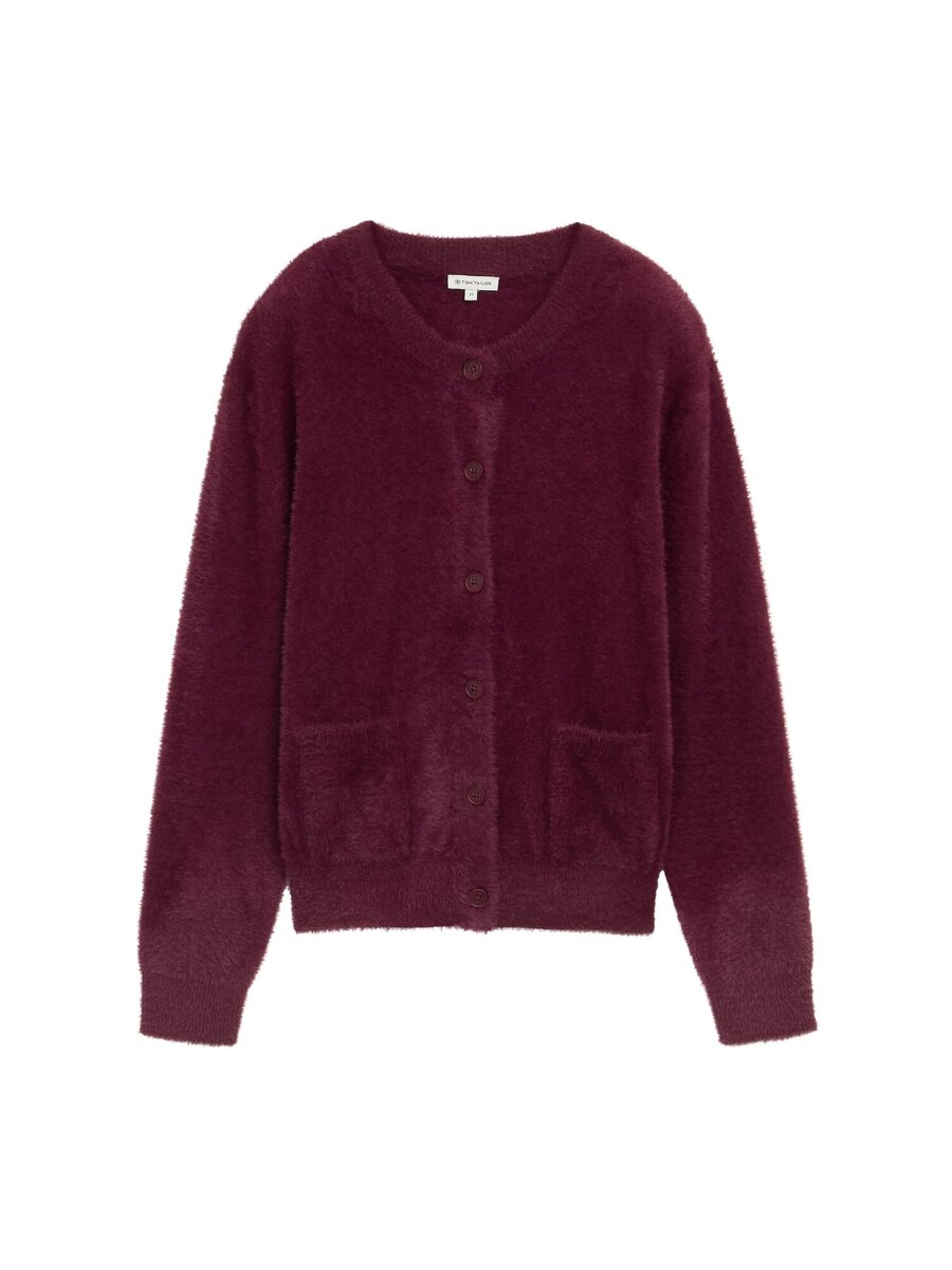 Cardigan van het merk Tom Tailor in het Bordeaux Cardigan van het merk Tom Tailor in het Bordeaux