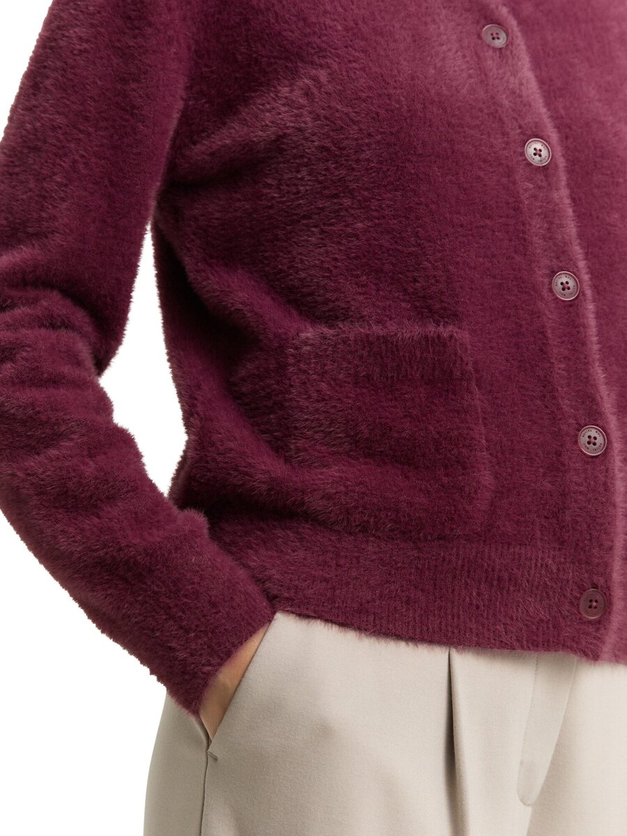 Cardigan van het merk Tom Tailor in het Bordeaux