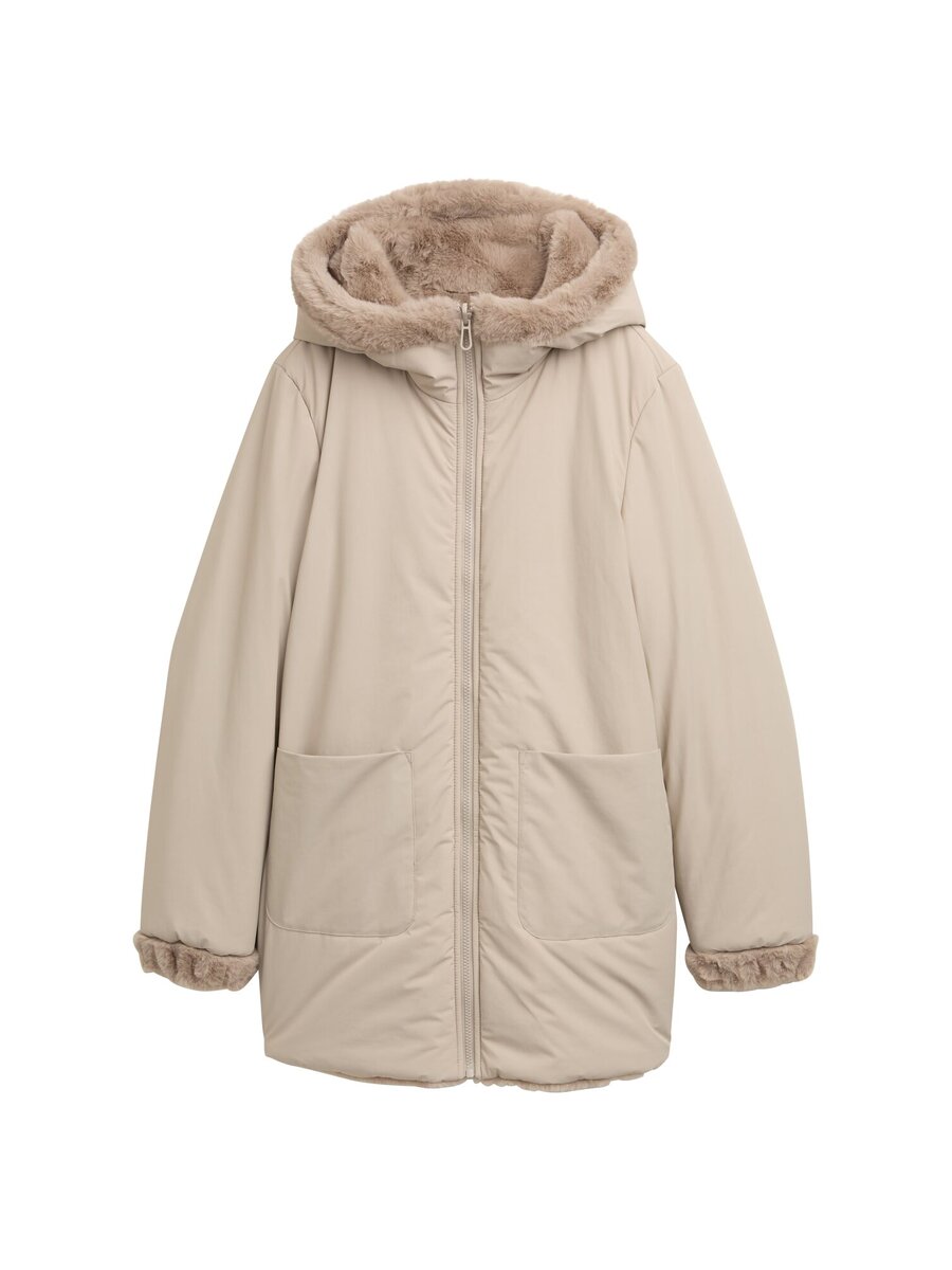 Jas van het merk Tom Tailor in het Beige