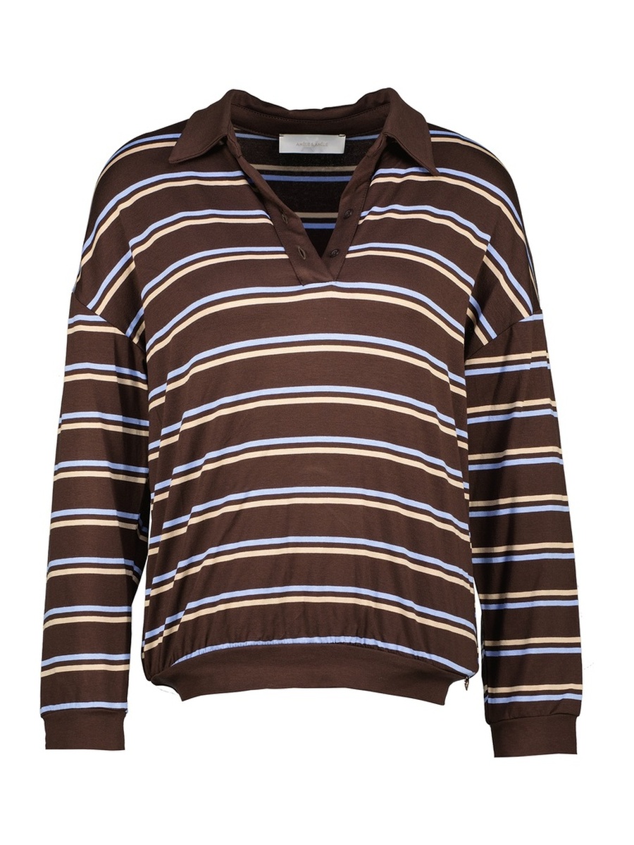 T-shirt van het merk Amelie&amelie in het Bruin