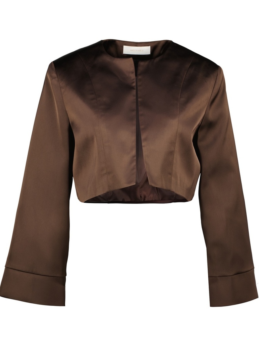 Gilet van het merk Amelie&amelie in het Bruin Gilet van het merk Amelie&amelie in het Bruin