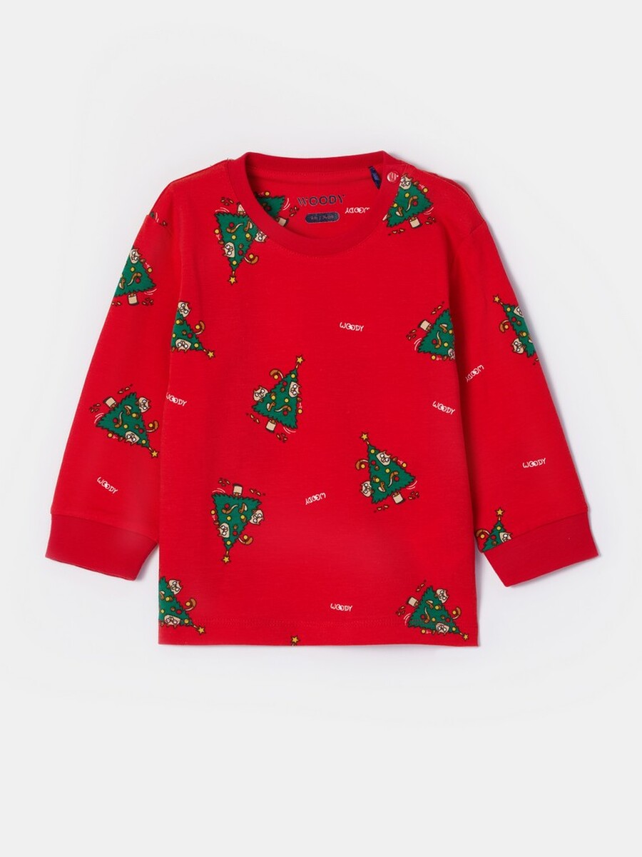 Pyjama van het merk Woody in het Rood