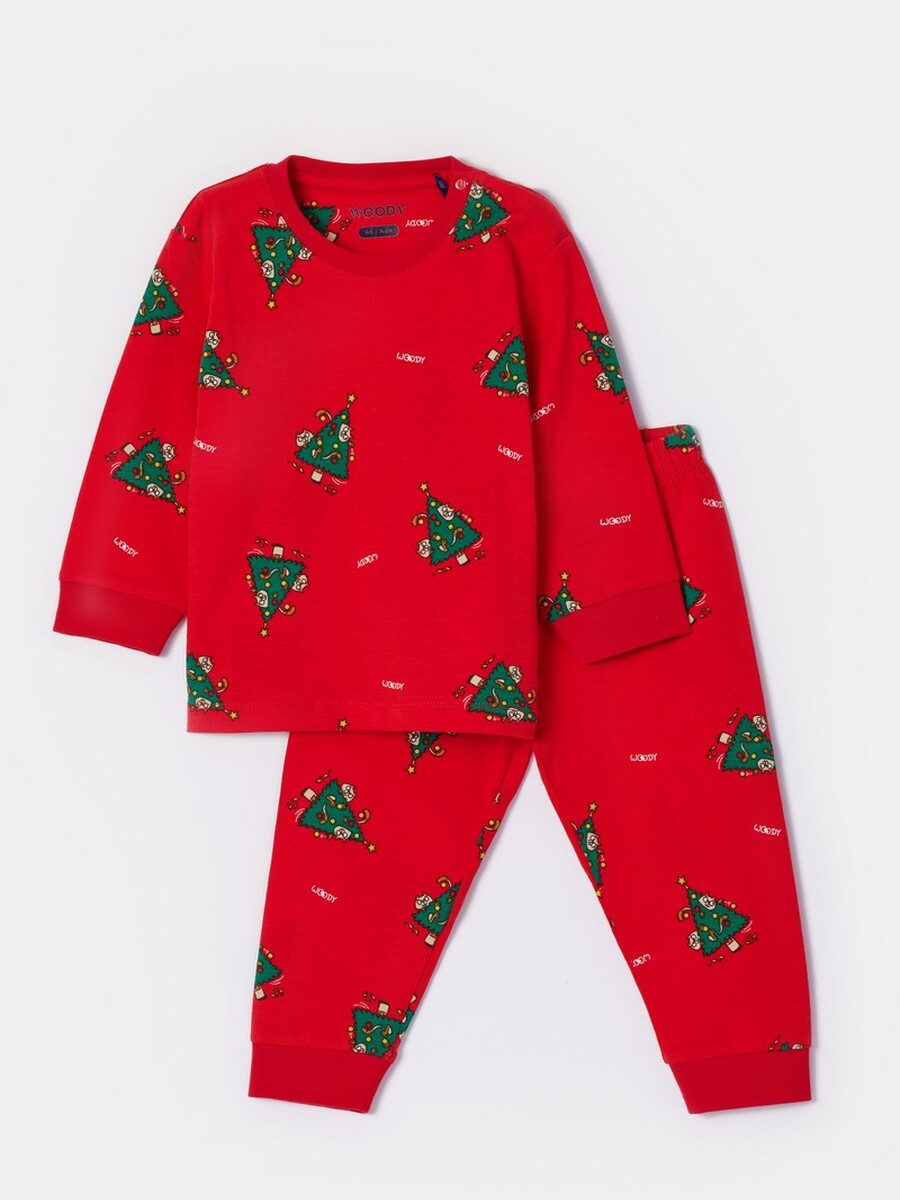 Pyjama van het merk Woody in het Rood