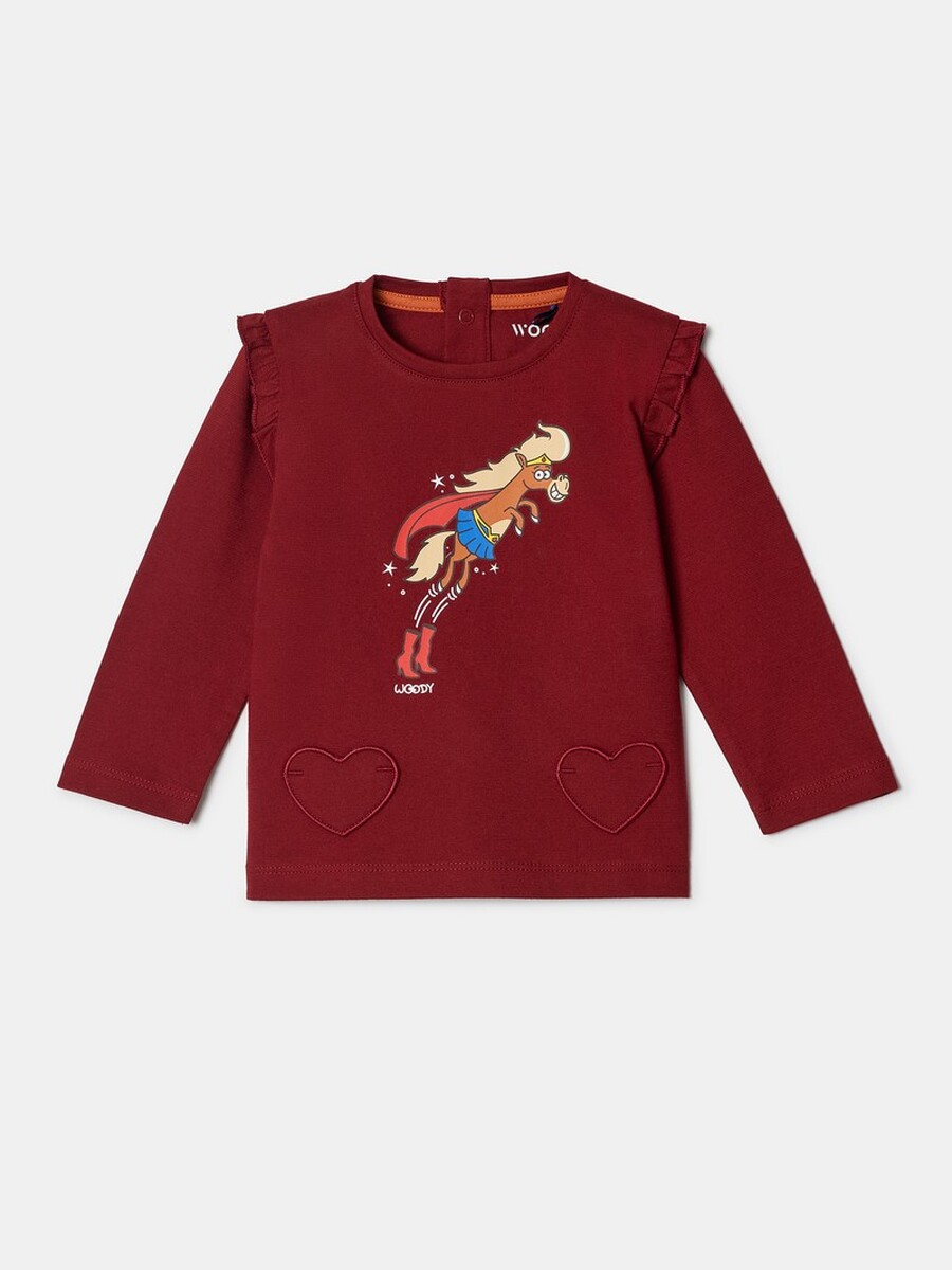 Pyjama van het merk Woody in het Rood