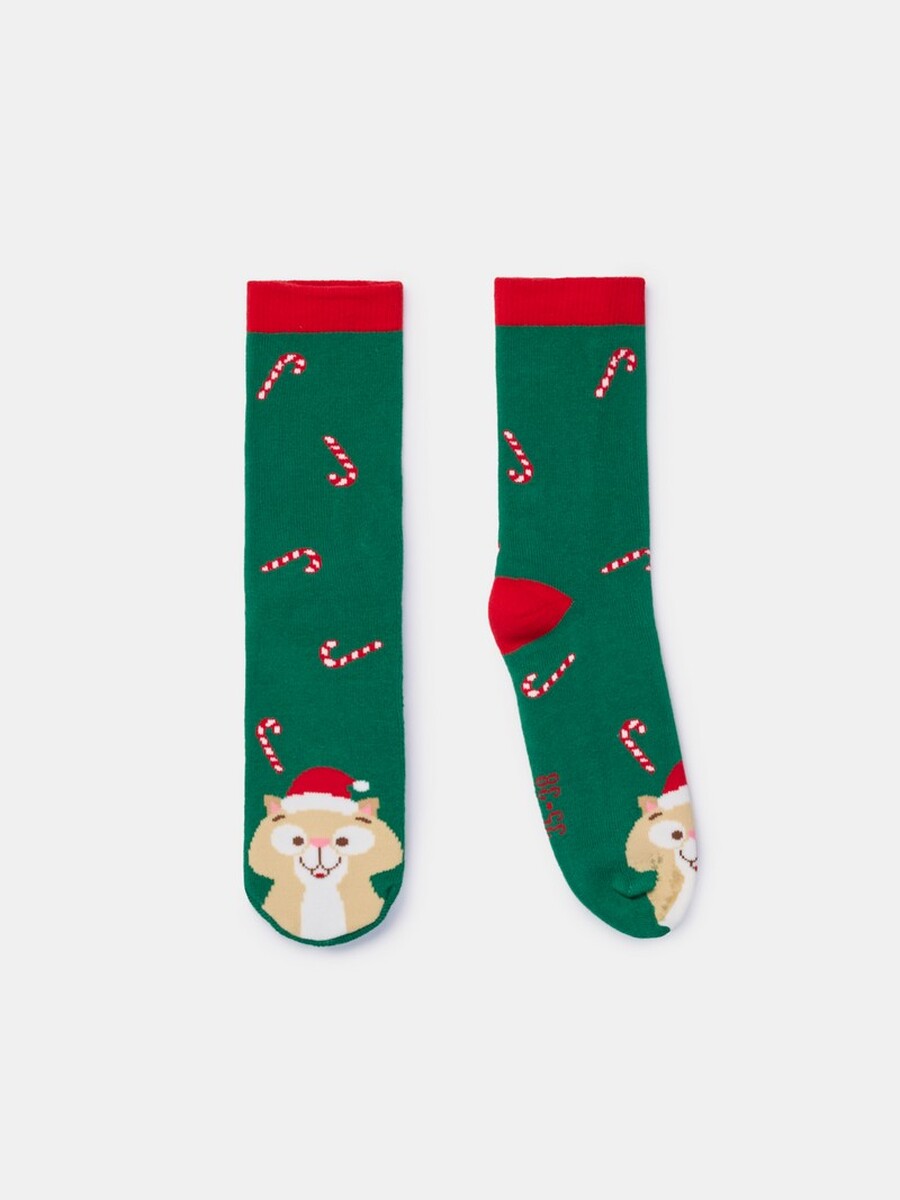 Sokken van het merk Woody in het Rood