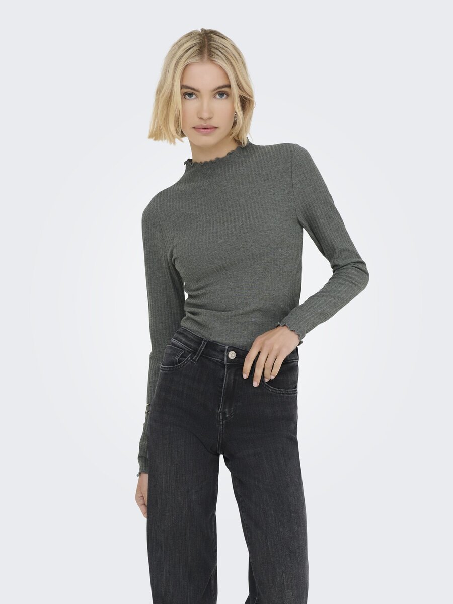 Top van het merk Only in het Kaki