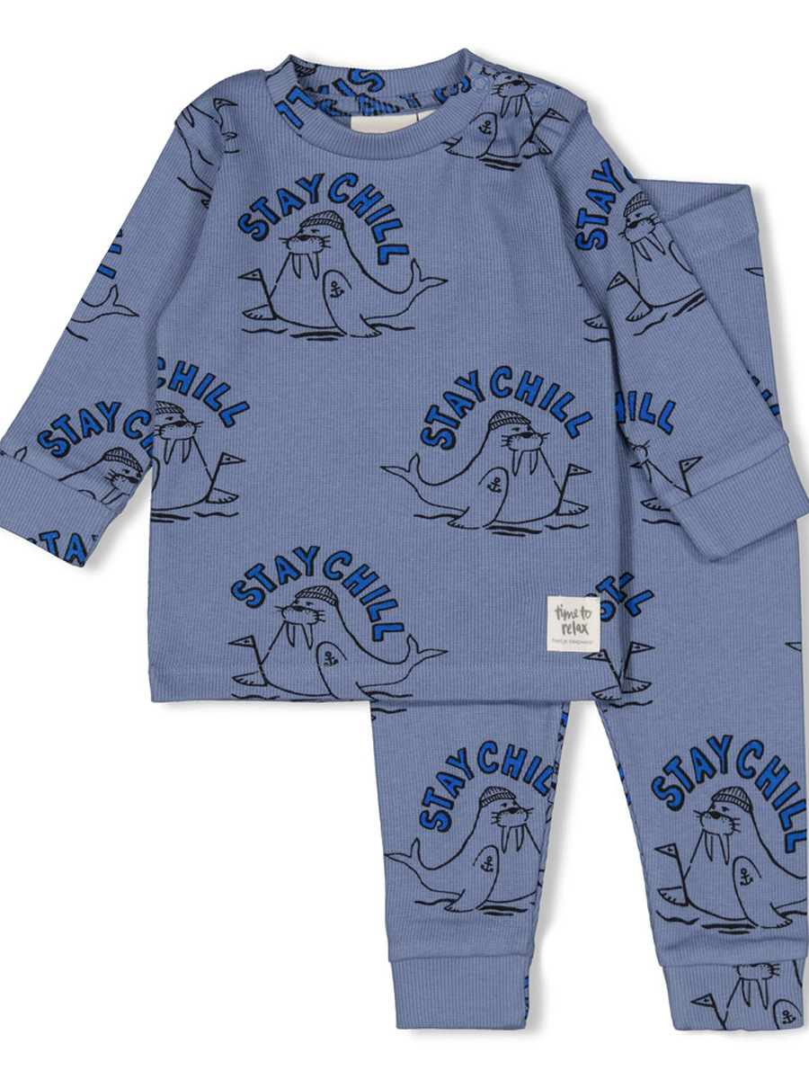 Pyjama van het merk Feetje in het Blauw