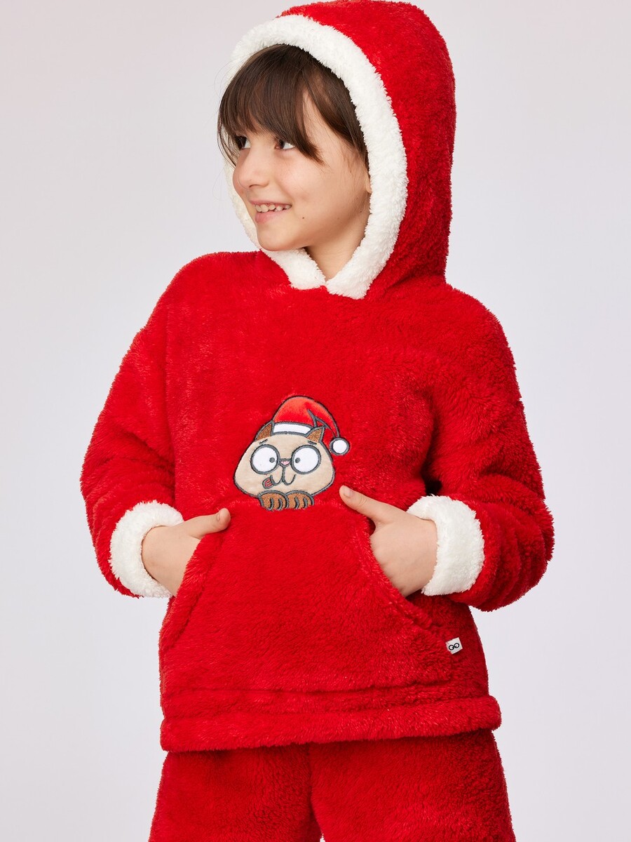 Pyjama van het merk Woody in het Rood