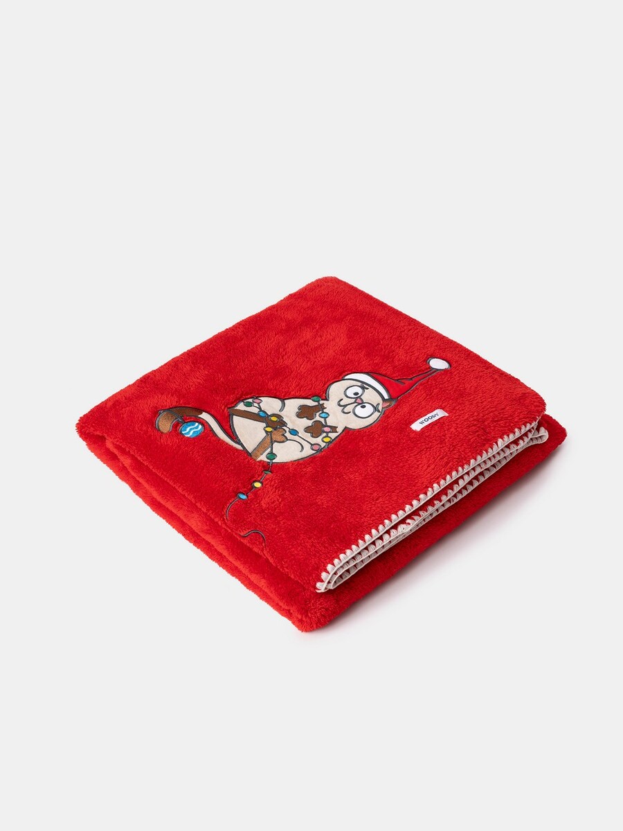 Deken van het merk Woody in het Rood