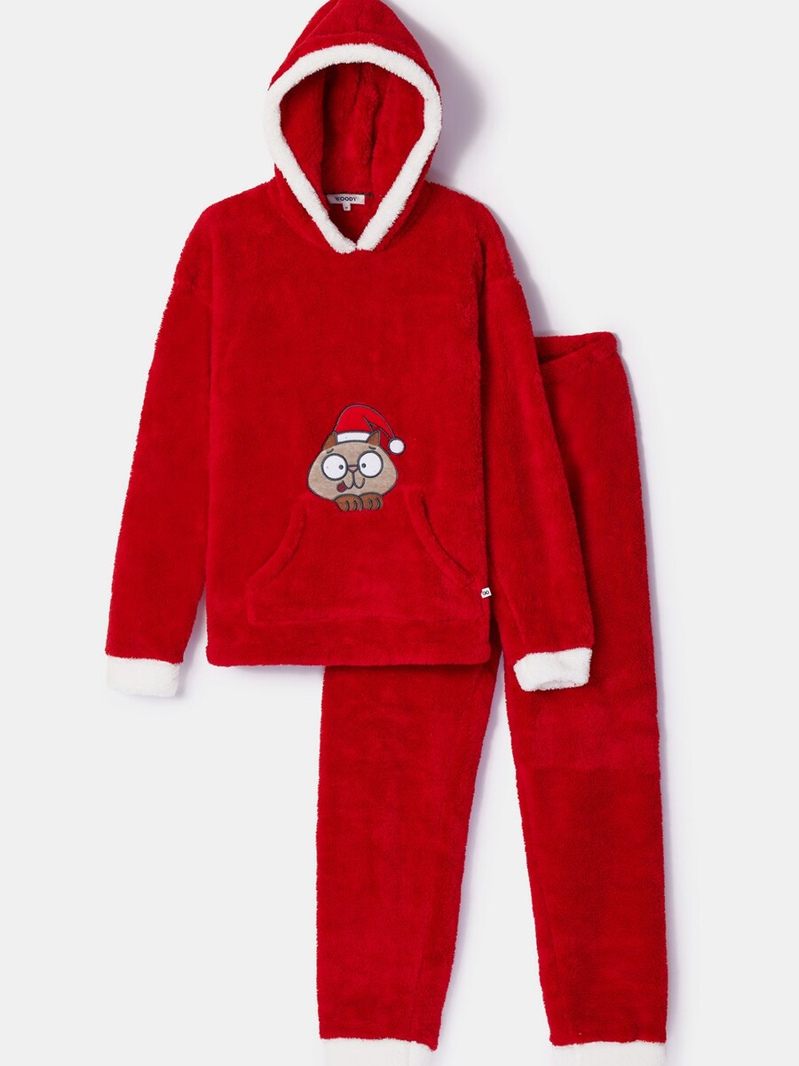 Pyjama van het merk Woody in het Rood