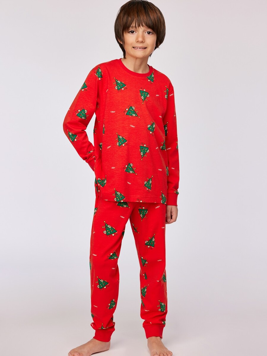 Pyjama van het merk Woody in het Rood